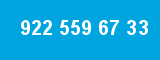 922 559 67 33 922 559 67 33